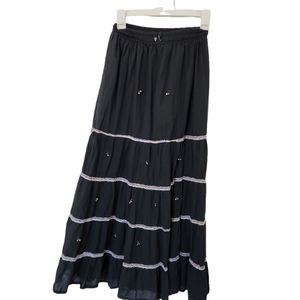 Black Long Skirt Maxi
